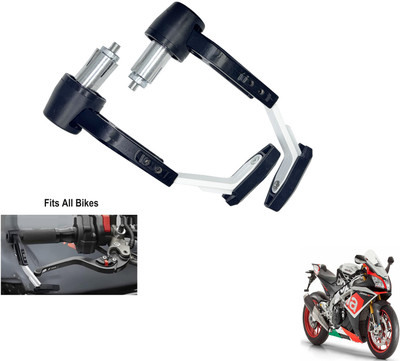Shopland Handle Lever protector Guard for All Bike SL-_White473 Bike Crash Guard(Aprilia)
