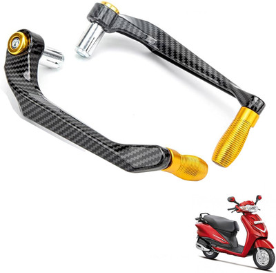 Generox Premium Quality Protective Lever Guard for All BikeGX-CRNF-GolDen089 Bike Crash Guard(Hero)