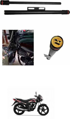 E-Shoppe NEW STYLISH HEAVY SINGLE ROD OPEN LEG GUARD FOR Sport Bike Crash Guard(TVS)