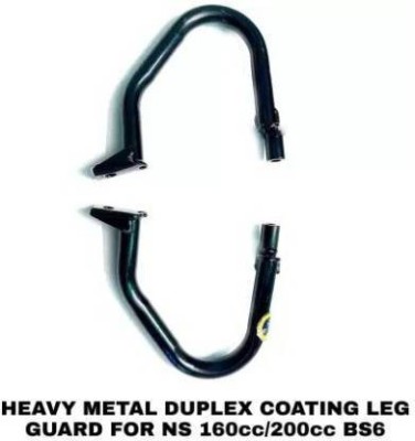 IMAD TRADING HEAVY METAL DOUBLE COATING LEG GUARD NS160/NS200 ( BS6) Bike Crash Guard(Bajaj)