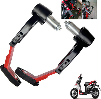 Shopland Adjustable Clutch Lever Guard for All Bike SL-Red299 Bike Crash Guard(Aprilia)