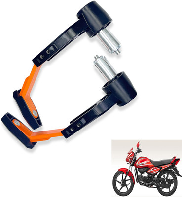 Shopland Clutch Handle Protector Lever Guard For All Bike Orange_LG228 Bike Crash Guard(Hero)
