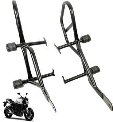 Dhe Best Heavy Duty Leg Crash Guard with 4 Lattu For Apachi(TVS)