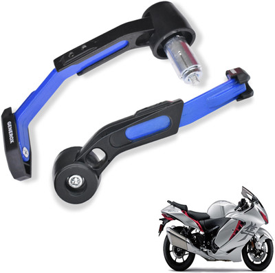Generox Adjustable CNC Lever Guard for All Bike BlueLG531 Bike Crash Guard(Suzuki)