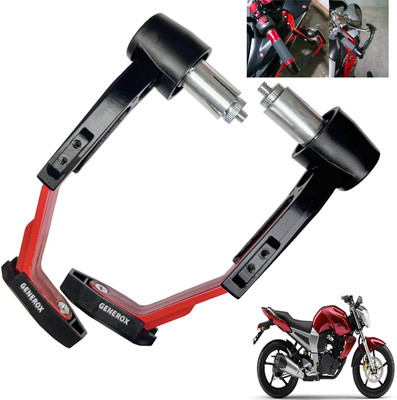Generox Handle Protector Lever Guard for All Bike REDnBLACK_LG113 Bike Crash Guard(Yamaha)