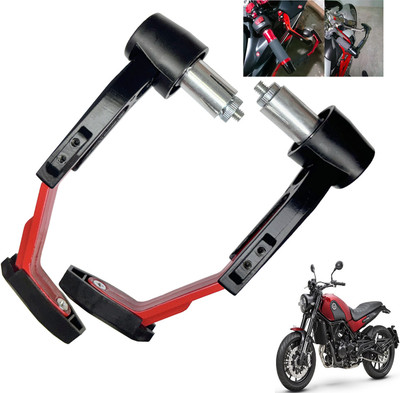 Shopland Adjustable Clutch Lever Guard for All Bike SL-_Red323 Bike Crash Guard(Benelli)