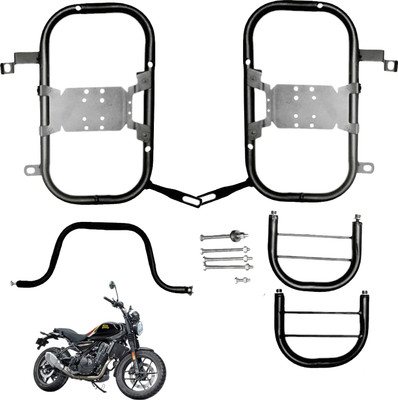 Dhe Best Bike 3S Top1 Metal Side Saddle Stay Black Set of 2 for RE Guerrilla 450 Bike Crash Guard(Royal Enfield)