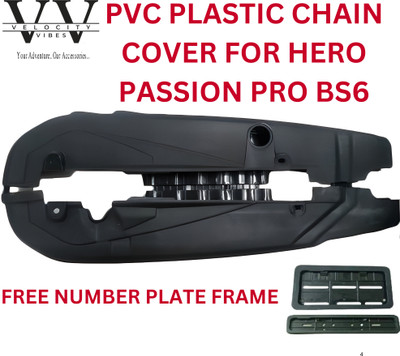 VELOCITY VIBES Indicates compatibility with the Passion Bro BS6 ONLY Bike Chain Guard(Hero)