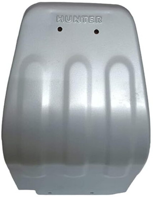 DOLSHACOB Silver Sump Guard for Hunter 350 Bike Engine Guard(Royal Enfield)