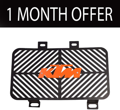 Vagary Premimum Quality Metal Radiator Grill Guard for KTM Duke RC 125 200 250 390 Bike Crash Guard(KTM)