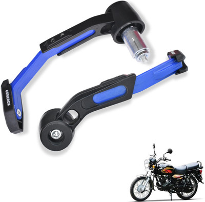 Generox Adjustable CNC Lever Guard for All Bike BlueLG156 Bike Crash Guard(TVS)