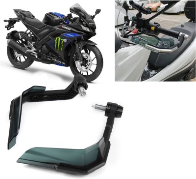 AUTO PEARL Hand Guard Protector Windshield for All Bikes_565 Handlebar Hand Guard(Yamaha)