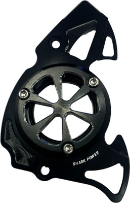 acube mart CNC Front Chain Sprocket Cover For R15 V3, MT 15 black Bike Chain Guard(Yamaha)
