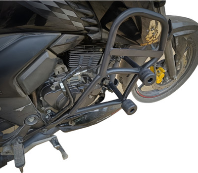 VTN THANOS SUPER QUALITY WITH PROPER FITTING APACHE RTR 160,180 CRASH GUARD WITH 4 SLIDER(TVS)