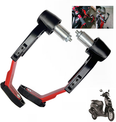 Shopland Adjustable Clutch Lever Guard for All Bike SL-LG_Red102 Bike Crash Guard(Yamaha)