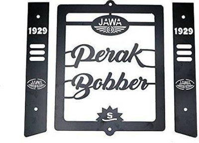 way2gmart jawa Perak radiator grill/guard black Bike Radiator Guard(JAWA)