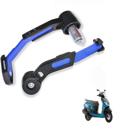 Generox Adjustable CNC Lever Guard for All Bike BlueLG012 Bike Crash Guard(Yamaha)