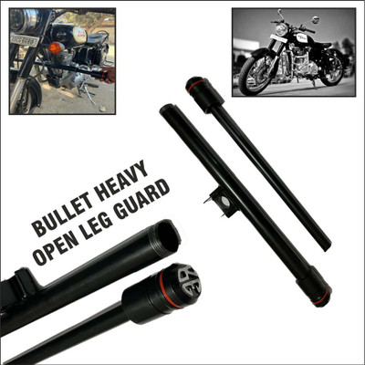 SHOWRIDE Bike Heavy,Duty Single Rod Engine Safety Leg Guard Compatible Royal Enfield Bike Crash Guard(Royal Enfield)