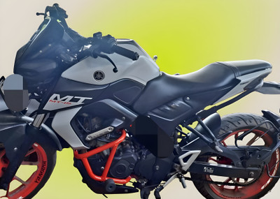 VTN THANOS HEAVY QUALITY RED CRASH GUARD WITH SLIDERS FOR MT15(Yamaha)