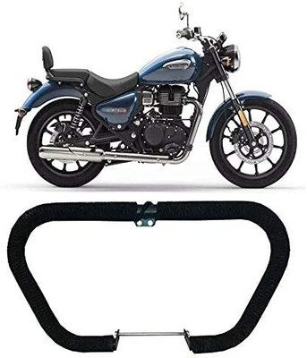 B.K Accessories Royal Enfield Classic 350 Reborn Bullet Leg Crash Guard with Black Rope