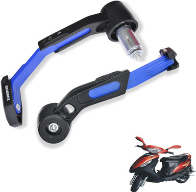 Generox Adjustable CNC Lever Guard for All Bike BlueLG109 Bike Crash Guard(Mahindra)