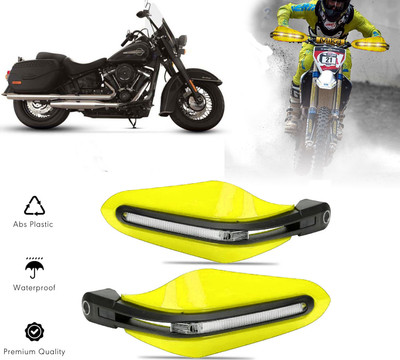 AUTO PEARL Yellow Protector Proguard Pro Brake Clutch Lever Protector Guard Bike Crash Guard(Harley Davidson)