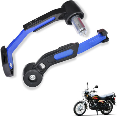 Shopland Adjustable CNC Lever Guard for All Bike LG_Blue156 Bike Crash Guard(TVS)
