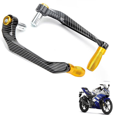 Generox Premium Quality Protective Lever Guard for All BikeGX-CRNF-GolDenLG284 Bike Crash Guard(Yamaha)