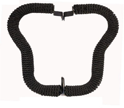 Seflipo Heavy Duty Metal with Rope Stylist Real Customized Black Rope Safety Bike Crash Guard Rope(Royal Enfield)