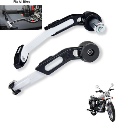 Generox Brake Clutch Lever Guard For Electra Twin Spark Bike Crash Guard(Royal Enfield)