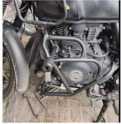 Autobrand Heavy Metal Crash Guard With 2 Pcs Slider Compatible For RE Himalayan All Model