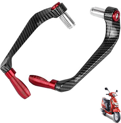 Generox Premium Quality's Protective Lever Guard (RED) for All Bike Bike Crash Guard(Mahindra)