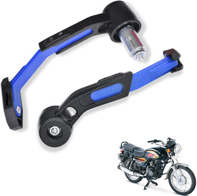 Shopland Adjustable CNC Lever Guard for All Bike LG_Blue157 Bike Crash Guard(TVS)