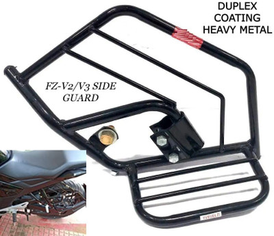 DAZZRIDE Premium Heavy Metal Side Guard For Yamaha Fz V2/V3 Bike Crash Guard(Yamaha)