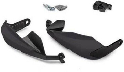 meenu arts AB-HAND-GUARD-BLACK-02.5 Handlebar Hand Guard(Universal For Bike)