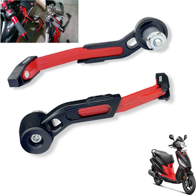 Generox CNC Aluminium Lever Guard Red For MotoCorp Maestro Edge 125 Bike Crash Guard(Hero)