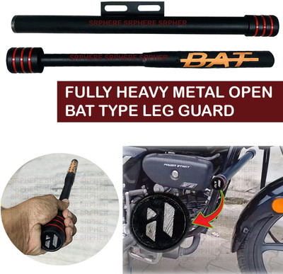 SRPHERE HEAVY STRONG LEG GOURD OPEN ( BAT -TYPE ) FOR SPLONDER PQ Bike Crash Guard(Hero)