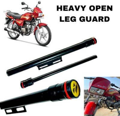 AIRSKY AKY001-Heavy Single Rod Open Leg Guard for Splendor/Splendor Pro Bike Crash Guard(Hero)