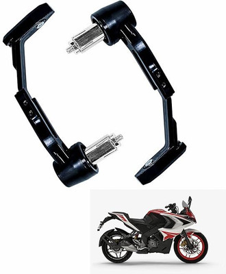 Golden Fox Motorcycle Brake Clutch Lever Guard Handlebar Protectors for Bajaj Pulsar RS 200 Handlebar Hand Guard(Universal For Bike)
