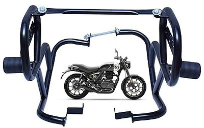 Autobrand Metal Heavy Quality Crash Guard Compatible for RE Hunter 350 cc (Black)