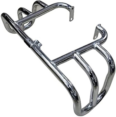 DOLSHACOB Front Leg Crash Guard for Bullet 3 Rod Air Fly Leg Guard Full Chrome(Royal Enfield)