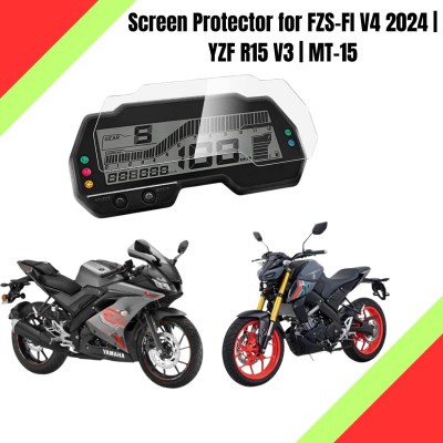 ENEMYT EXG2 Speedometer Screen Guard for YZF R15 V3 / MT-1 Bike Display Screen Guard(Yamaha)