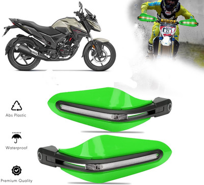 AUTO PEARL Green Protector Proguard Pro Brake Clutch Lever Protector Guard Bike Crash Guard(Honda)