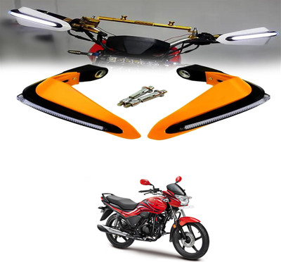 XZRTZ Handguard Handlebar Protector Handguard Turn Orange ForPantero Bike Crash Guard(Mahindra)