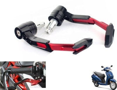 INGPRIDE NEW_Aluminium clutch lever heavy quality protector Guard red Bike Crash Guard(Honda, TVS, Bajaj)