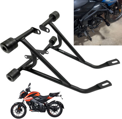 OZANGO Bike Metal Leg guard / Crash Guard With Frame Slider for Pulsur NS 125(Bajaj)