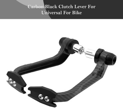 Huims Premium Quality Carbon Black Clutch Lever Gaurd Bike Crash Guard(Universal For Bike)