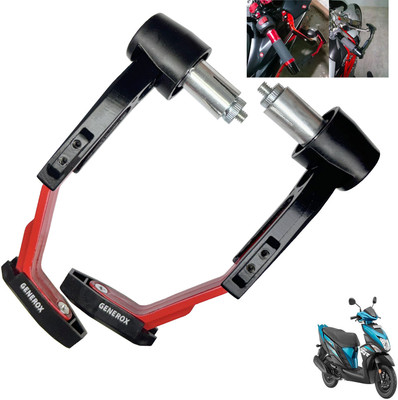 Generox Handle Protector Lever Guard for All Bike REDnBLACK Bike Crash Guard(Yamaha)