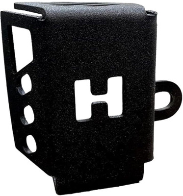 SGTB Hunter 350 Brake Oil Reservoir Guard Heavy Metal Rear Disc Oil Container Cover Bike Crash Guard(Royal Enfield)