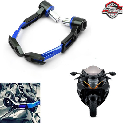 Autoinnovation Blue Black CNC 22mm Brake Clutch Lever Guards Protector Protective Hand Guard-70 Bike Crash Guard(Suzuki)